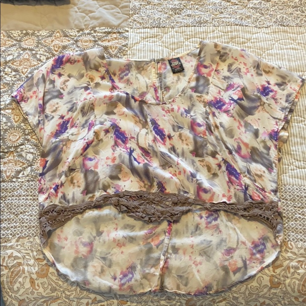 Free People Flowy Crop Top